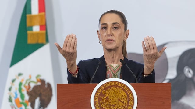 Claudia Sheinbaum Pardo, Presidenta de México, en conferencia mañanera
