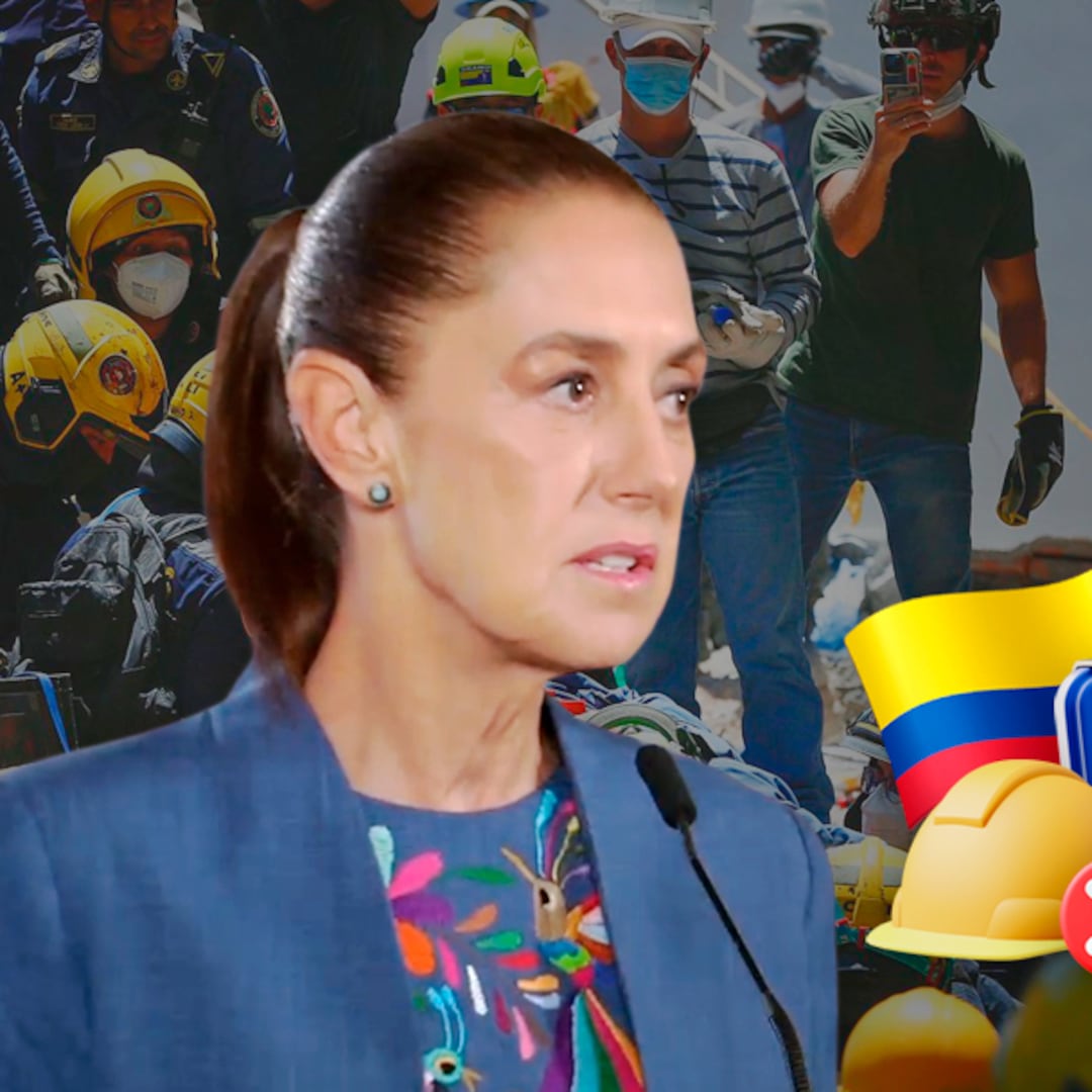 Colombia rechazó rescatistas de Sedena, pero aceptó ayuda humanitaria: Sheinbaum