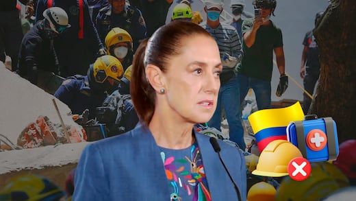 Colombia rechazó rescatistas de Sedena, pero aceptó ayuda humanitaria: Sheinbaum