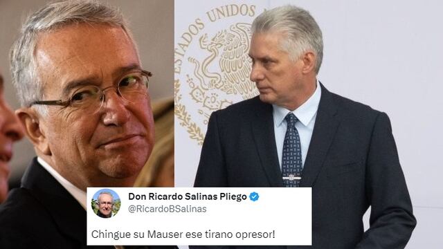 Ricardo Salinas Pliego se lanza contra Miguel Díaz-Canel