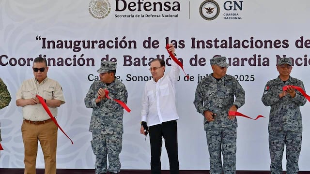 Alfonso Durazo inaugura instalaciones de la Guardia Nacional en Cajeme