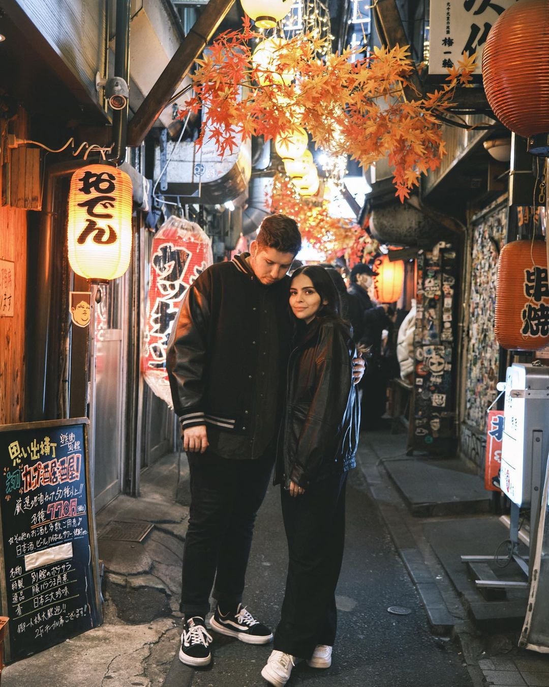 Valentina Murillo con su prometido, 'Panqué'.