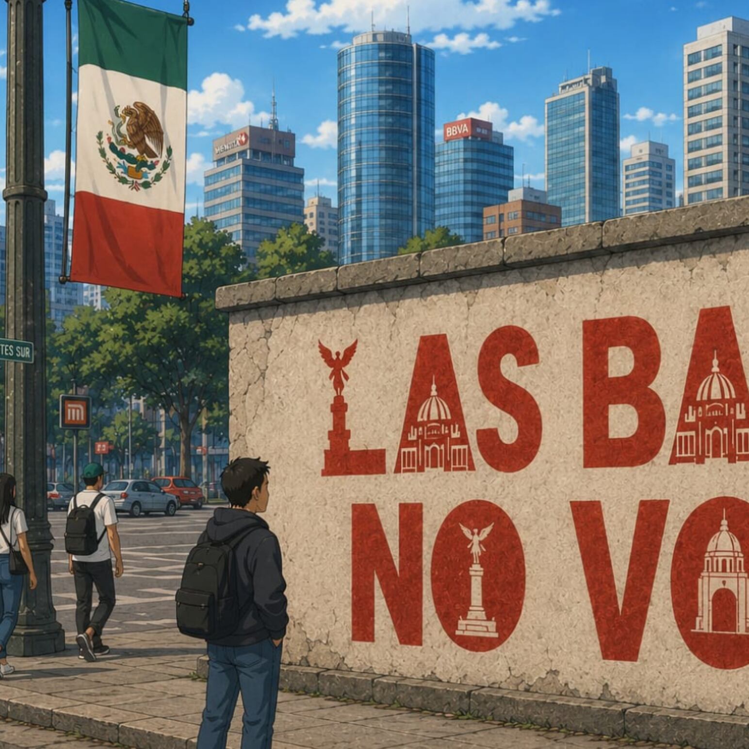 Las bardas no votan, los likes tampoco
