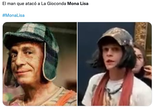 Memes del pastelazo a La Mona Lisa