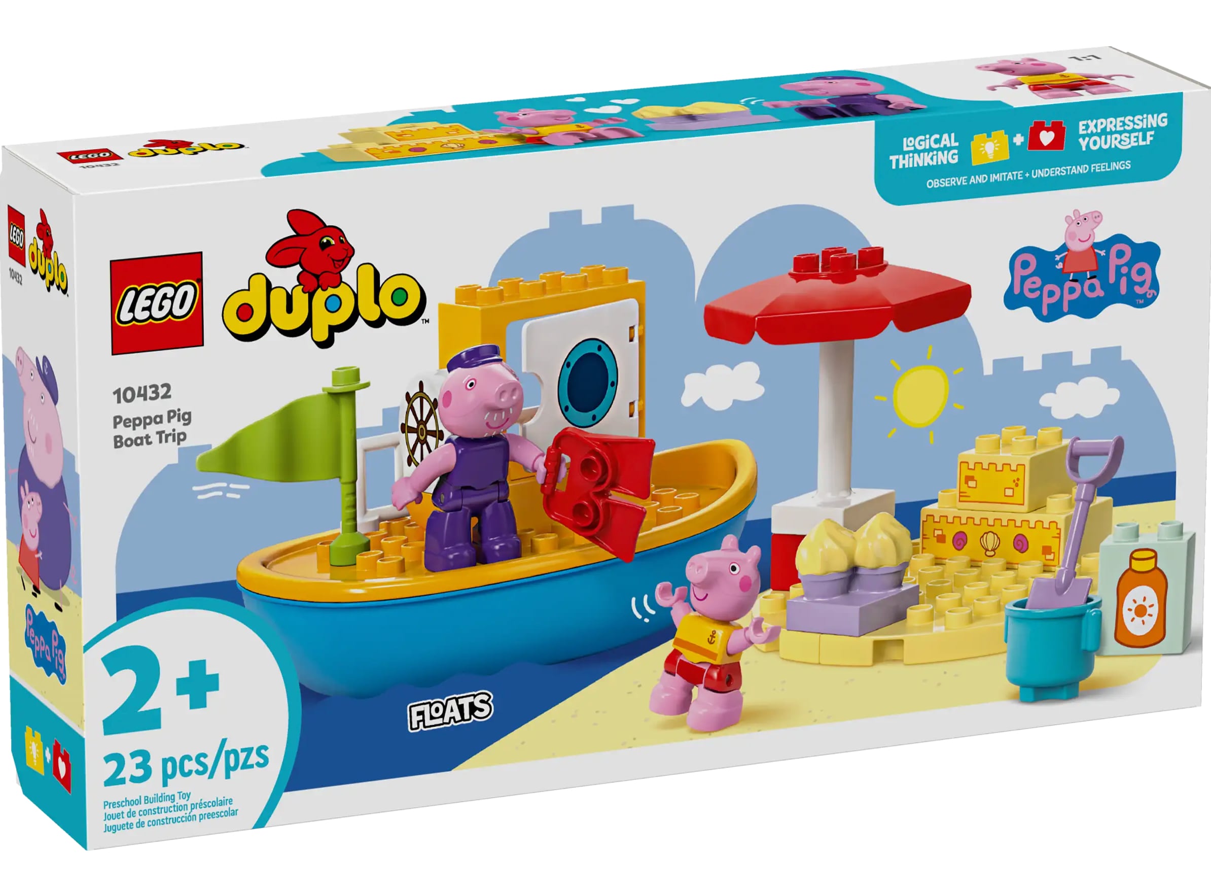 LEGO DUPLO Excursión en Barco de Peppa Pig