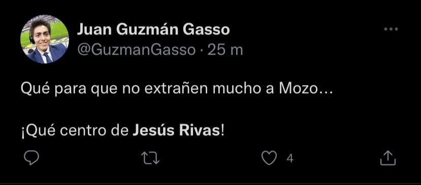 Jesús Rivas puso una asistencia como las que ha hecho Alan Mozo esta temporada con Pumas.