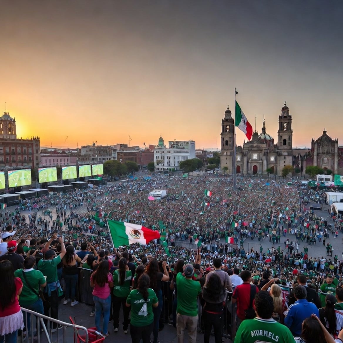 Solo 55 mil aficionados podrán ingresar al FIFA Fan Fest Zócalo