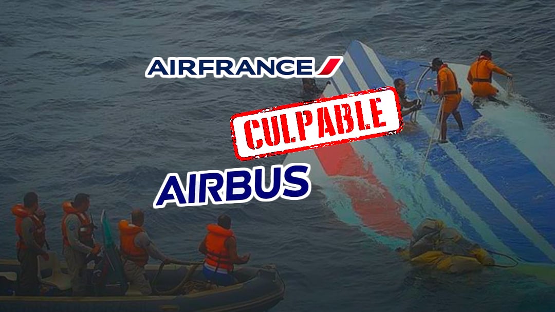 Declaran culpables a Air France y Airbus por tragedia aérea Río-París con 228 muertos