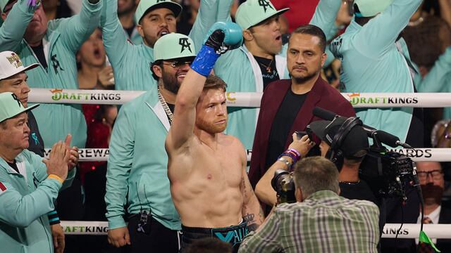 Canelo tras derrotar a Munguia