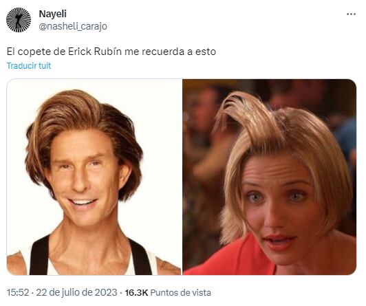 Memes por la peluca de Erik Rubín