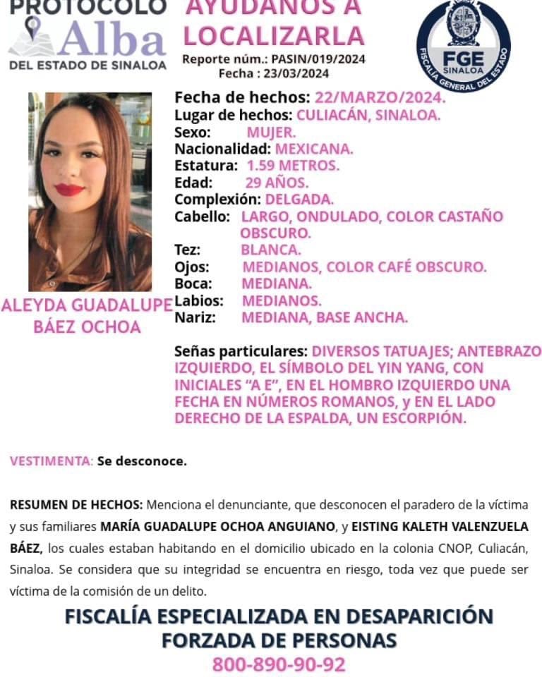 Culiacán; personas secuestradas