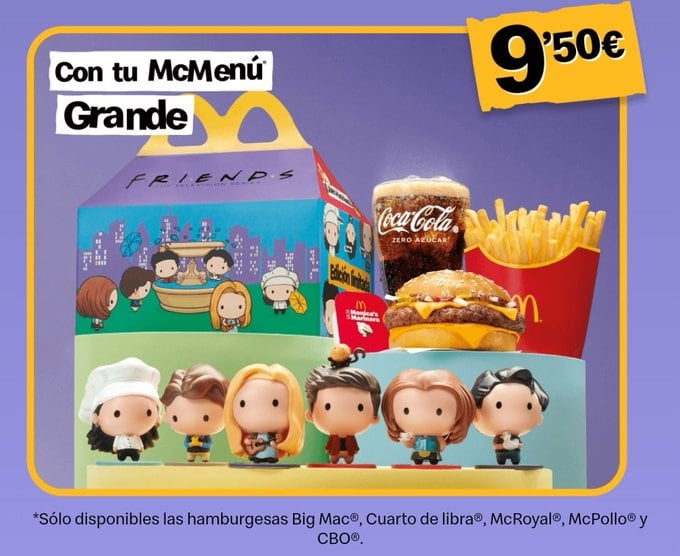 Cajita Feliz de McDonald’s Friends