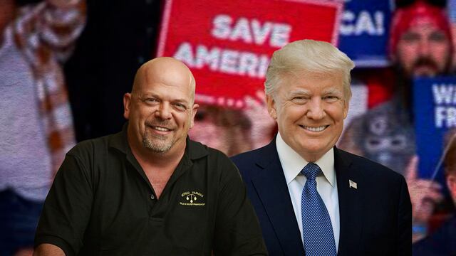 Rick Harrison y Donald Trump