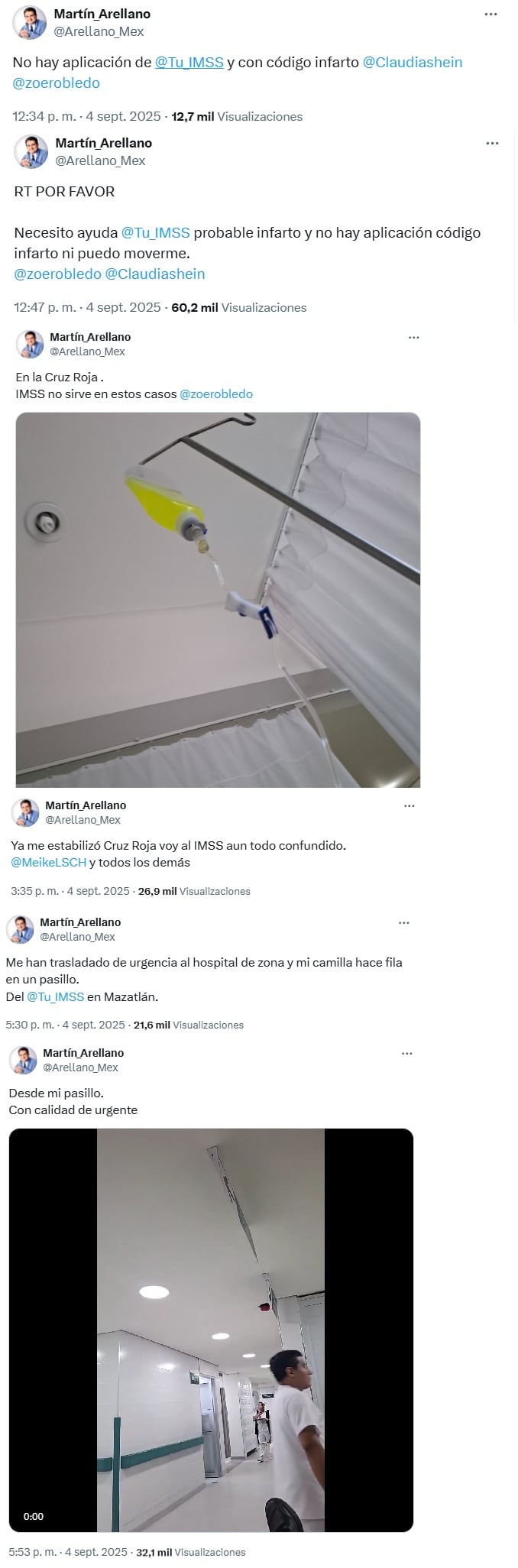 Martín Arellano Solorio, murió en el IMSS por falta de atención tras sufrir infarto
