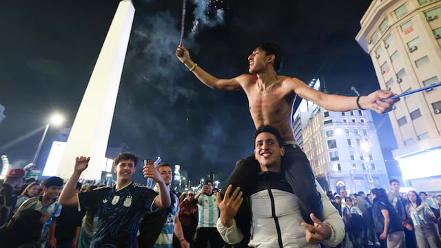 Fiesta en el Obelisco por pase de Argentina a la final del Mundial 2026