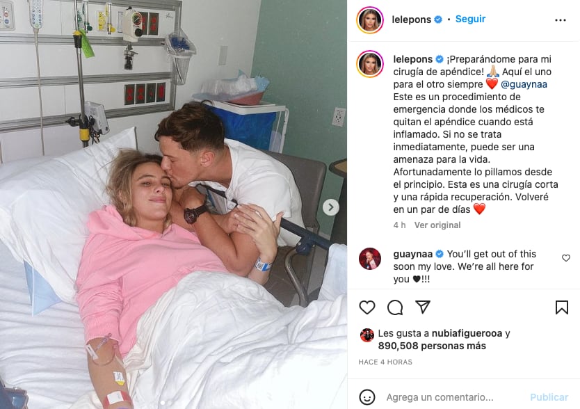 Lele Pons se tuvo que someter a una cirugía