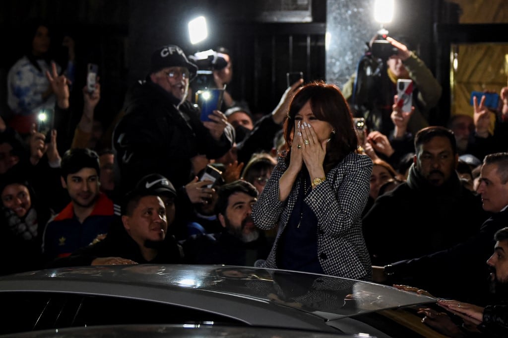 Cristina Fernández de Kirchner, vicepresidente de Argentina, que sufrió un atentado