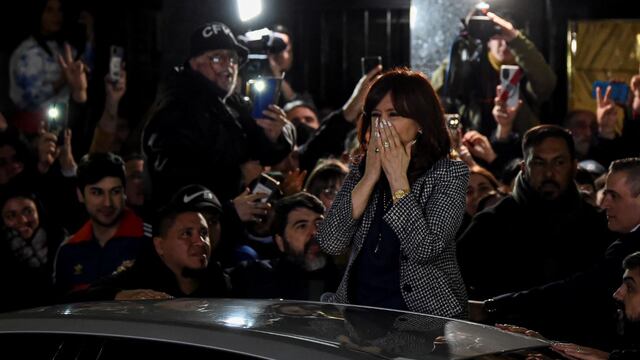 Cristina Fernández de Kirchner, vicepresidente de Argentina, que sufrió un atentado