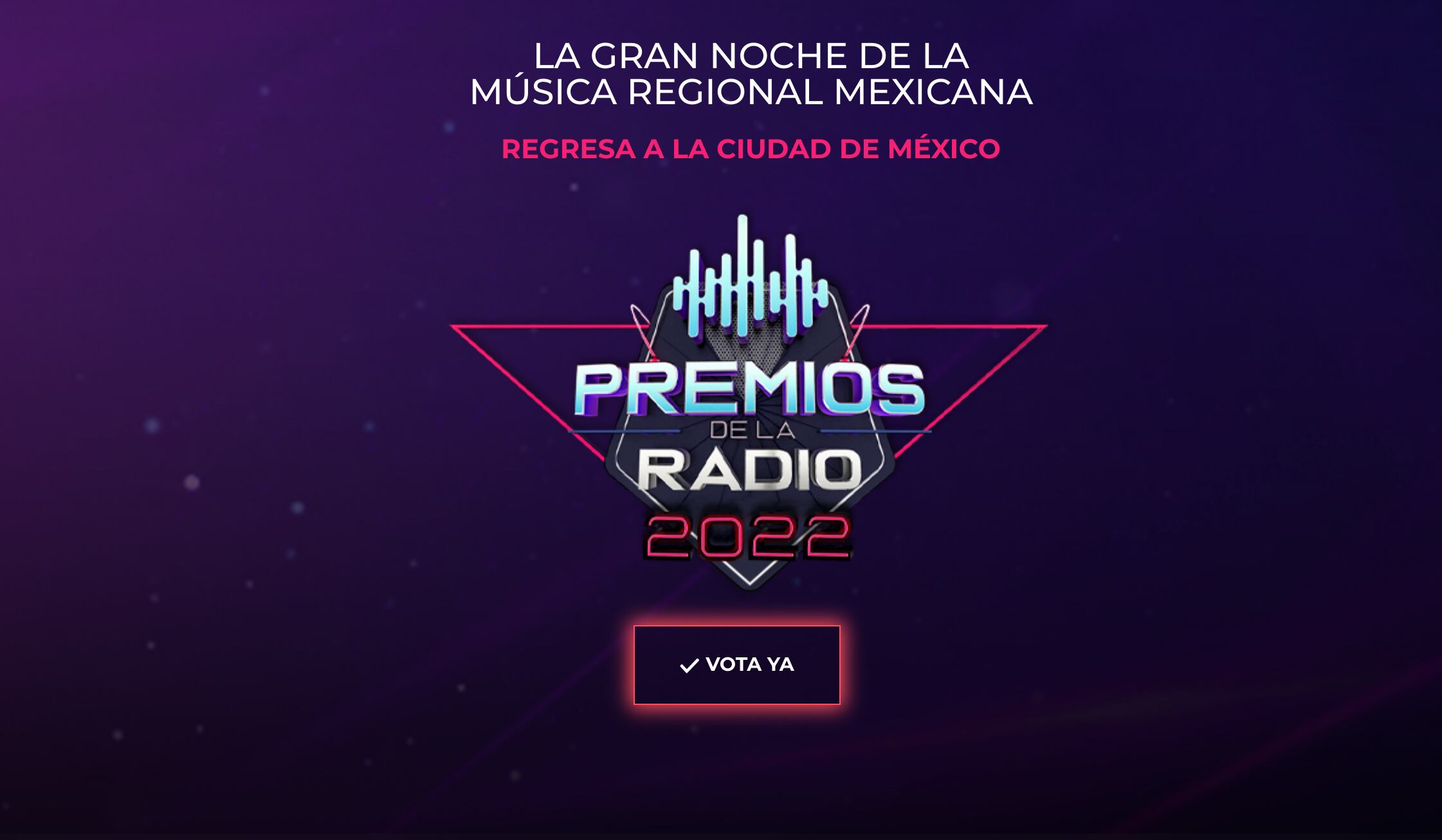 Votaciones Premios de la Radio 2022
