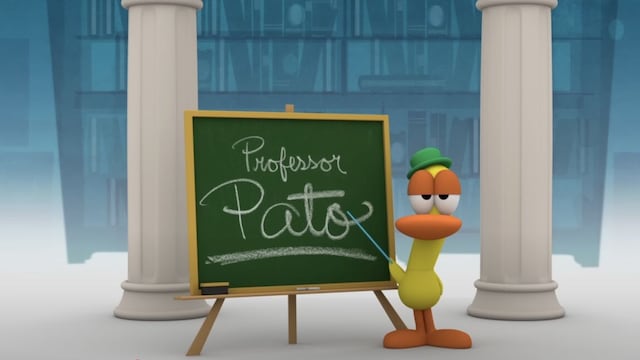 El profesor Pato y Pocoyó
