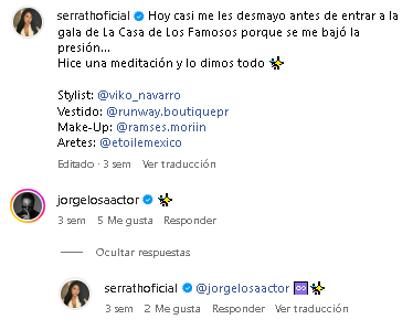Jorge Losa se deja emojis con Serrath.