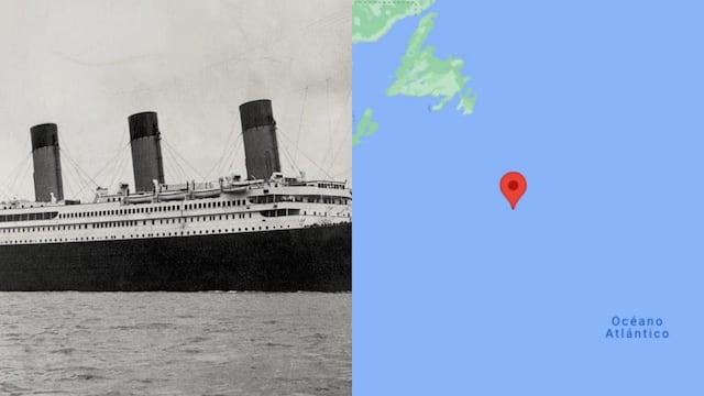 Google Maps muestra dónde se hundió el Titanic