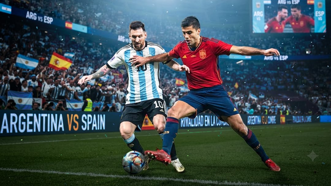 El único duelo Argentina vs España en una Copa del Mundo antes de la final del Mundial 2026