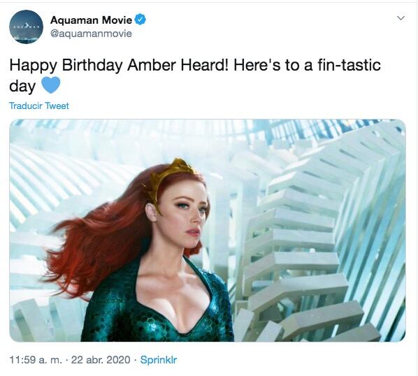 Felicitación Amber Heard