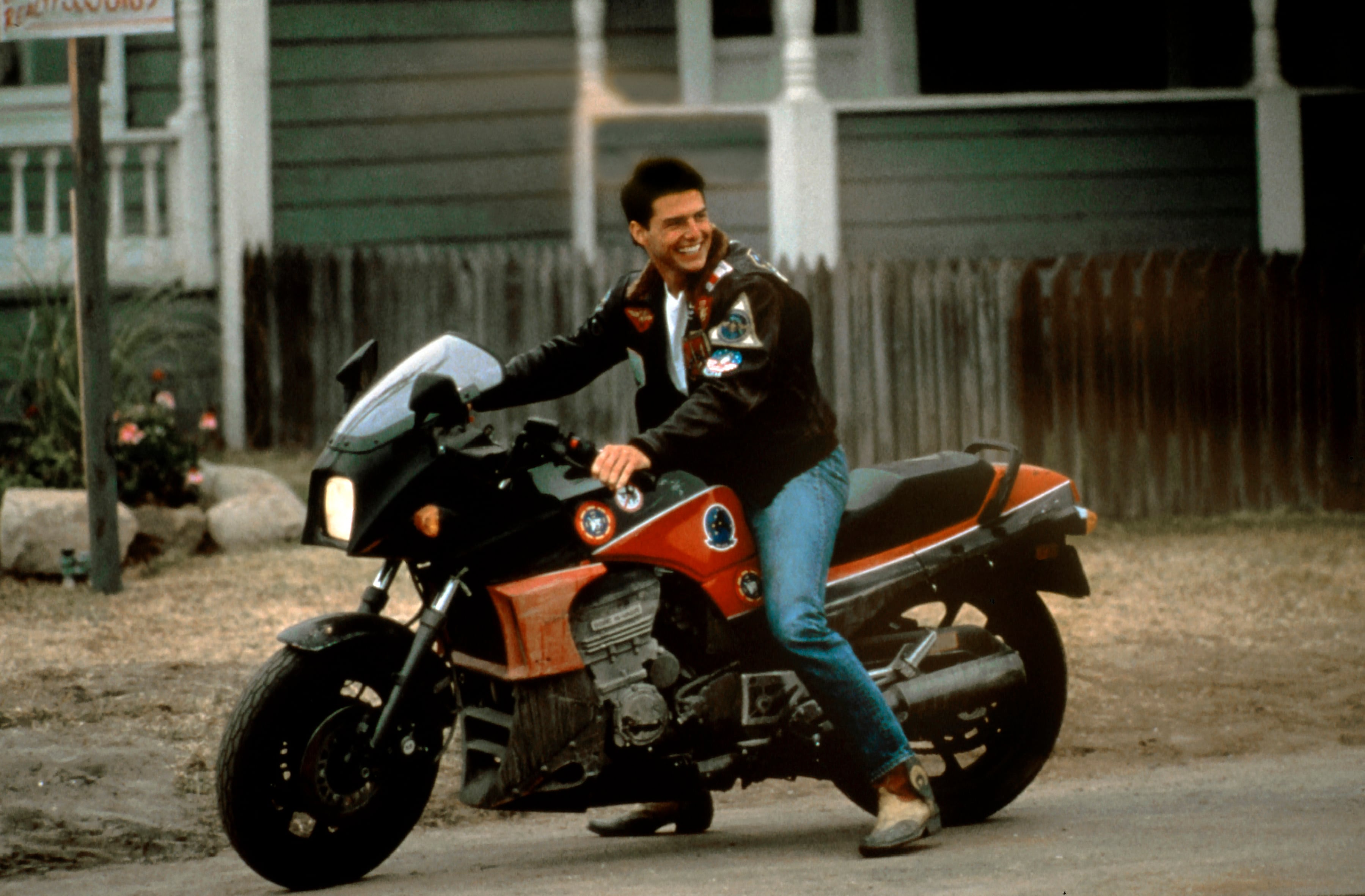 Tom Cruise en Top Gun 1986