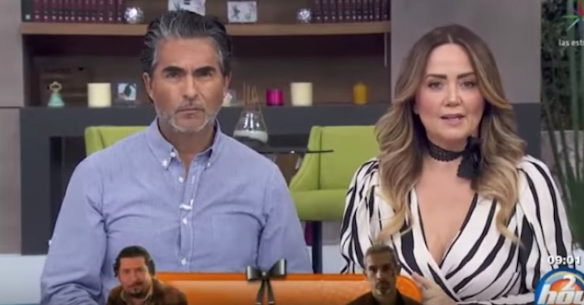 Andrea Legarreta despide con aplausos a los actores Jorge Navarro ...