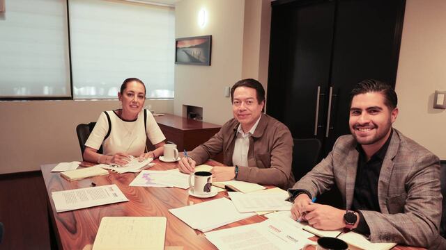 Claudia Sheinbaum ya puso manos a la obra con Mario Delgado para lo que se viene