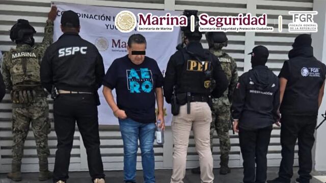 Justo Aurelio Rivera Parrazales fue detenido en Mérida, Yucatán