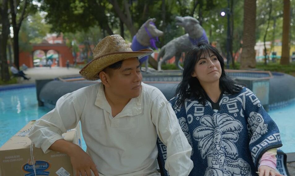 Bárbara Ivannova interpretando a Coyoacán