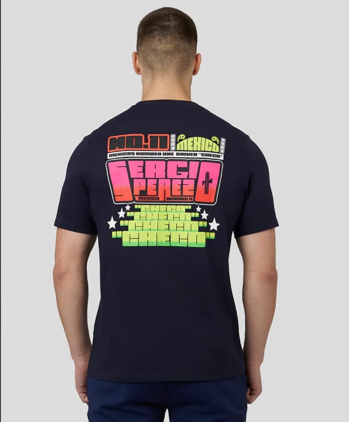 Línea de playeras para Checo Pérez para el Gran Premio de México