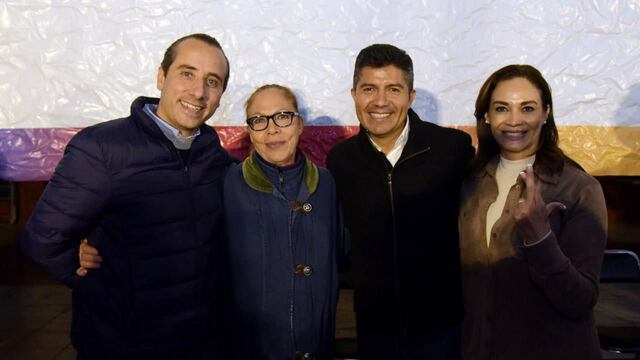 Lalo Rivera y Mario Riestra asisten a toma de protesta del PAN en San Francisco Totimehuacan