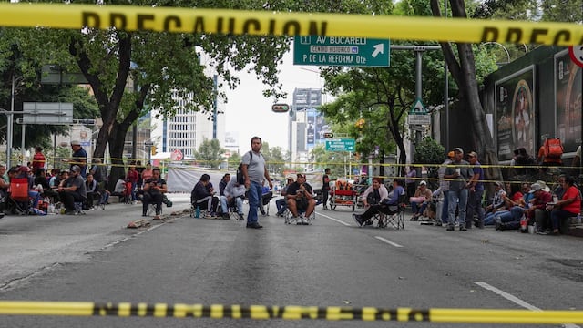 CNTE se retira de Paseo de la Reforma tras horas de bloqueo