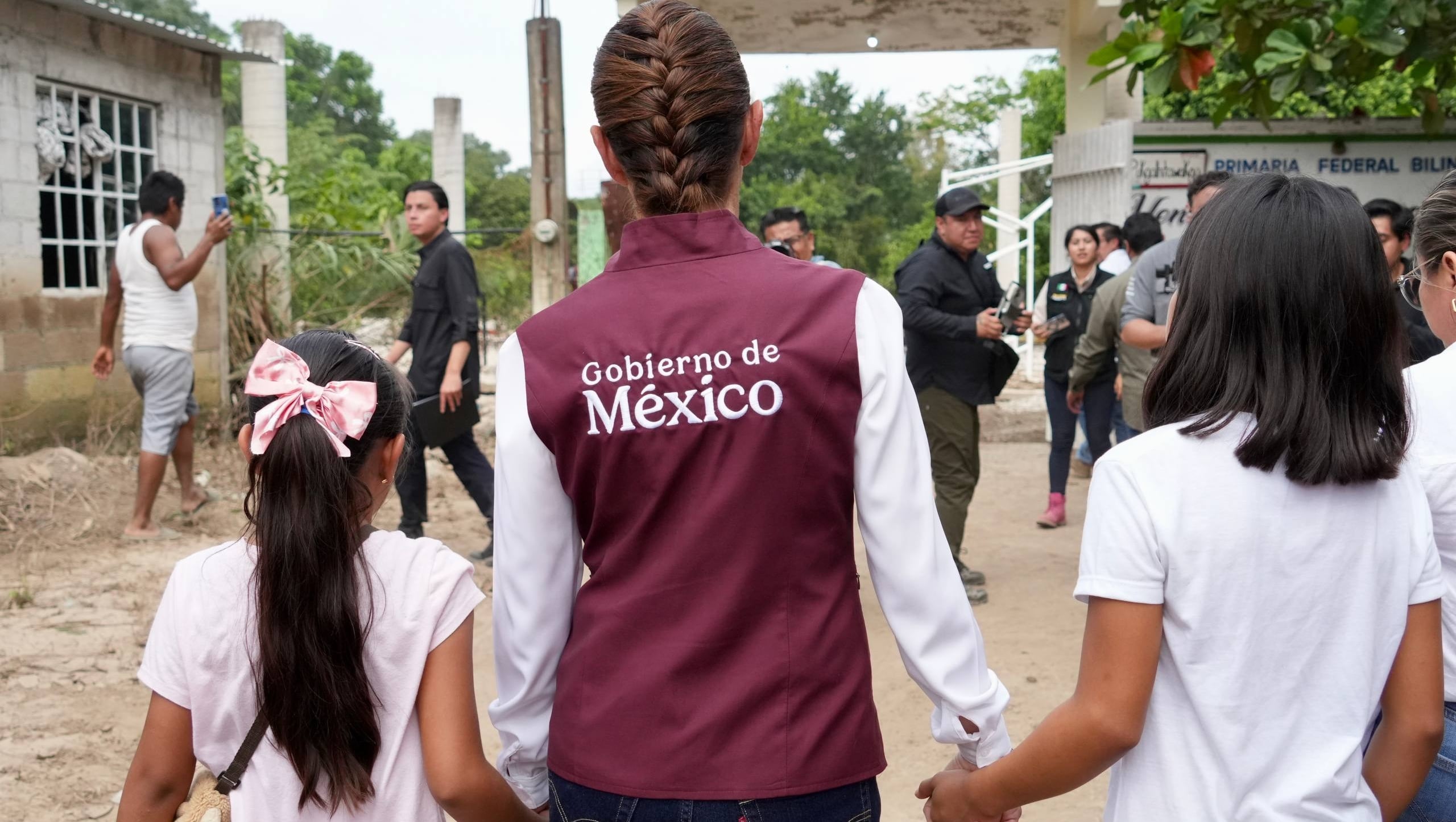 Claudia Sheinbaum reitera que “no dejamos a nadie atrás” en supervisión de municipios de Puebla