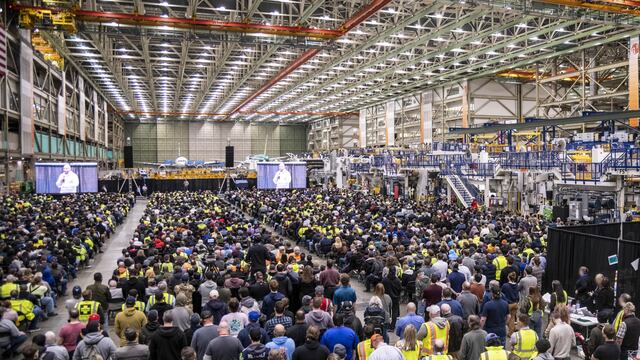 Fabrica de aviones de Boeing