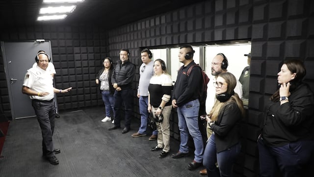 Empresarios conocen modelo de seguridad de Escobedo basado en tecnología.