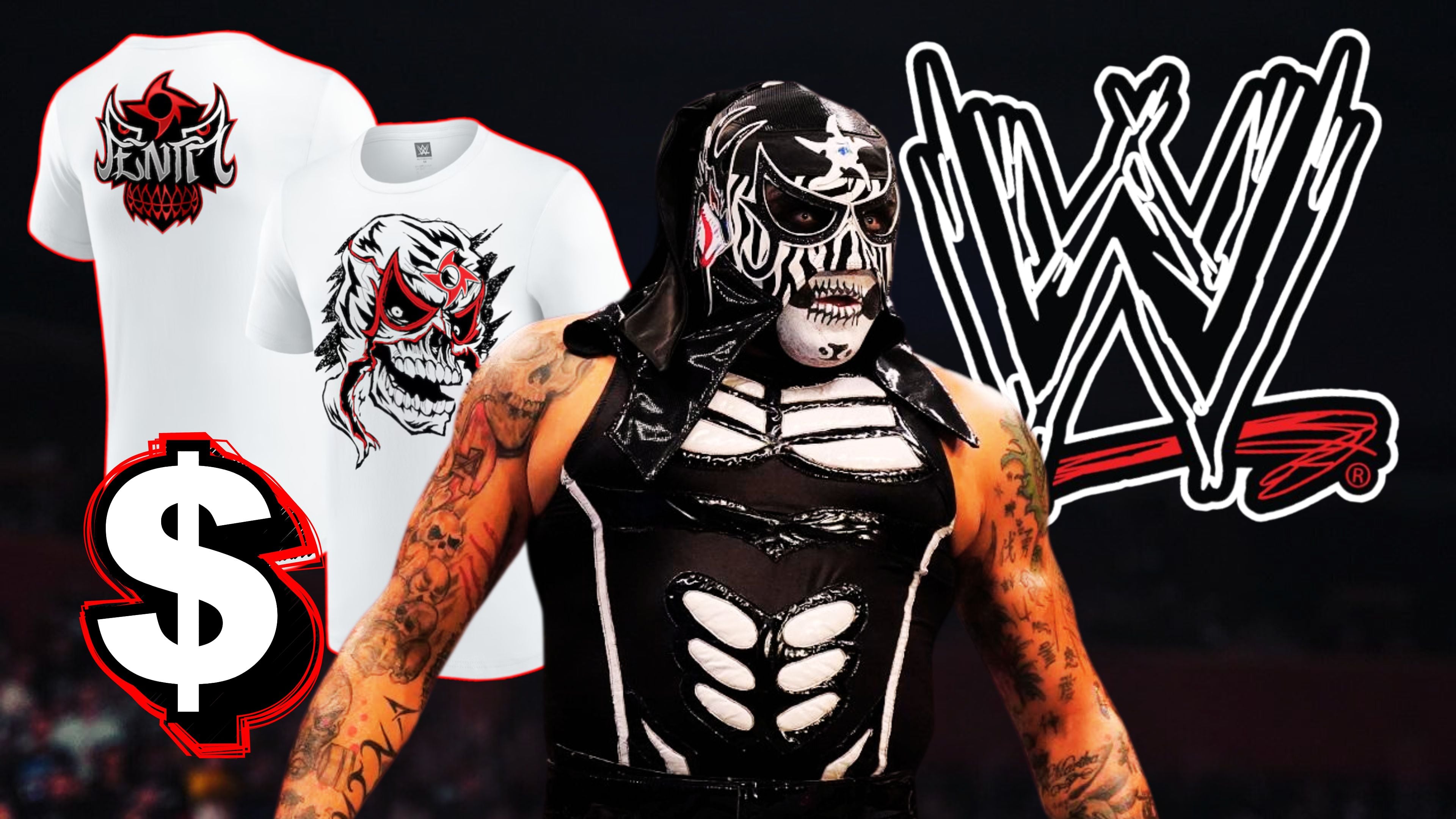 Ya está a la venta la mercancía oficial de Penta Zero Miedo en la WWE: Precio y cómo comprarla