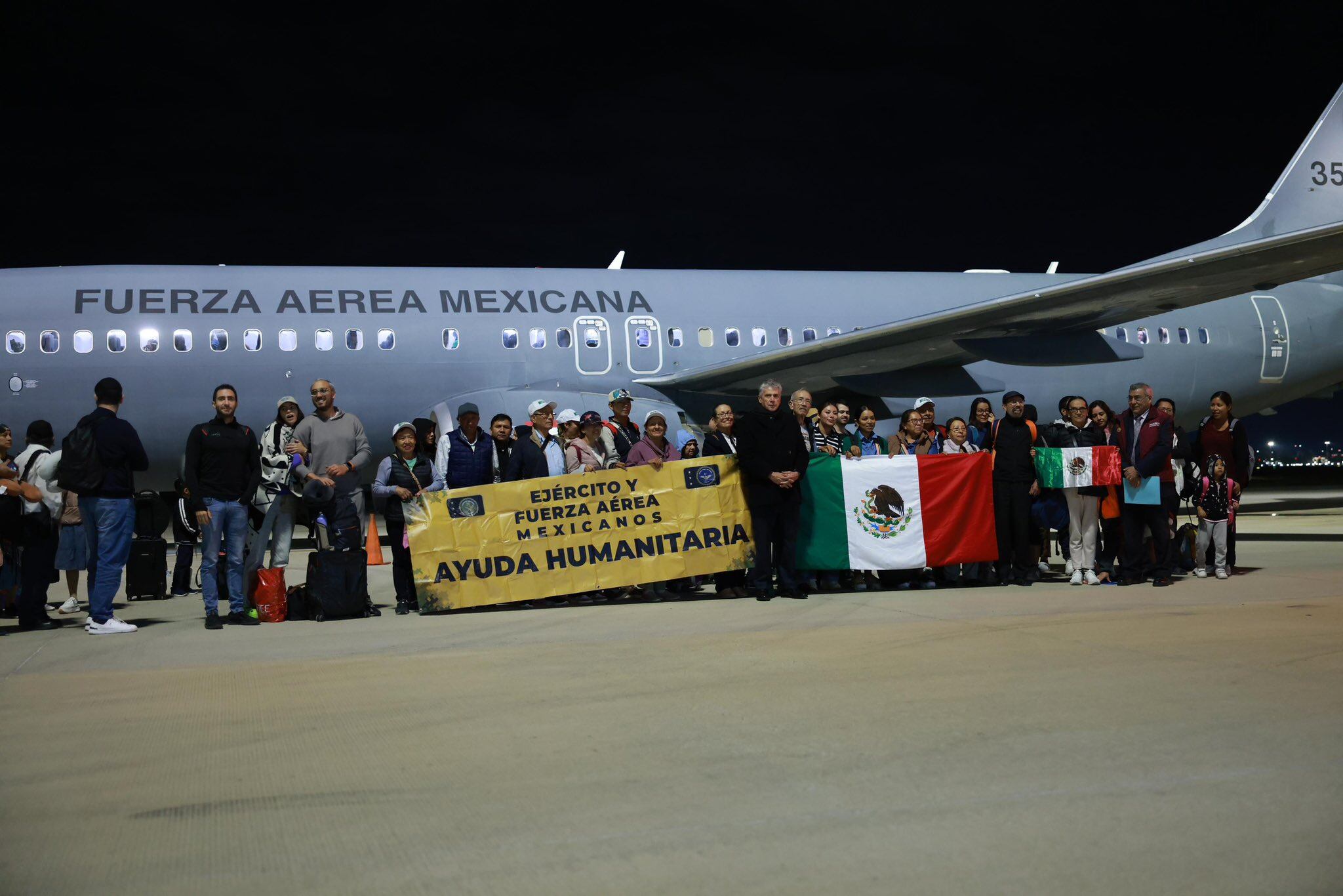 ¿Cuántos mexicanos fueron rescatados de Israel por la Sedena?