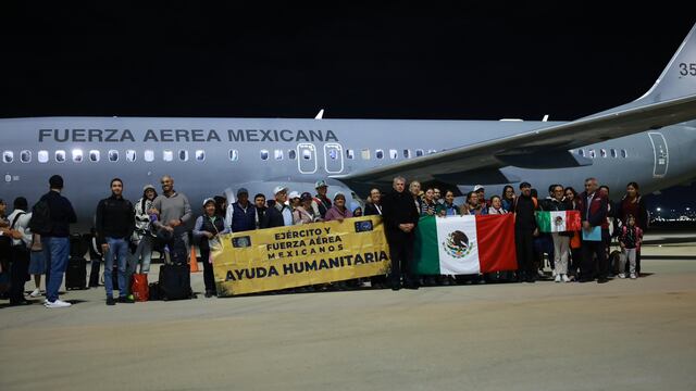 ¿Cuántos mexicanos fueron rescatados de Israel por la Sedena?