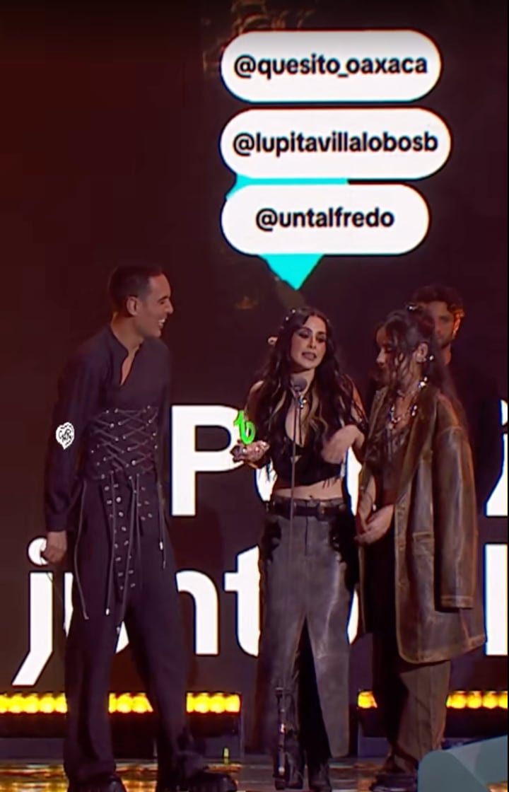 UnTalFredo y Las Alucines en TikTok Awards 2025