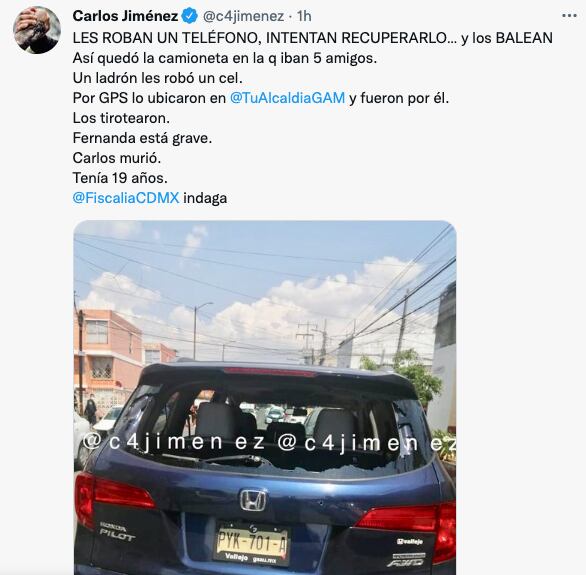 Ladrones balean a jóvenes que quisieron recuperar el celular que les robaron; hay un muerto.
