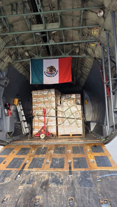 México envía ayuda humanitaria a Colombia