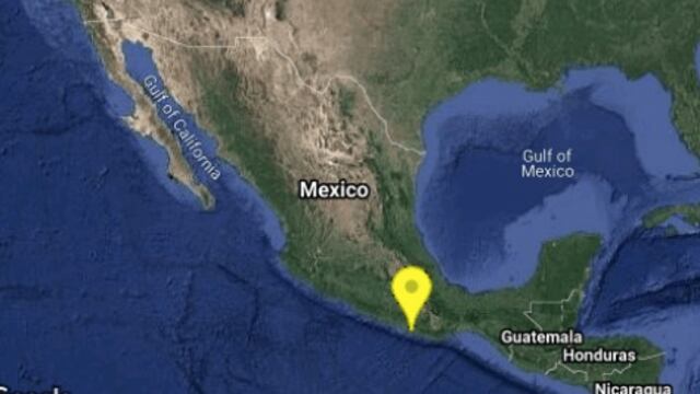 Epicentro del sismo del 2 de julio