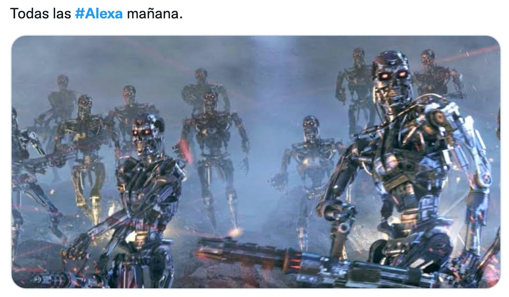 Memes sobre fallas de Alexa