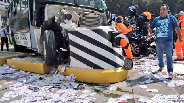 Accidente en la autopista México-Toluca