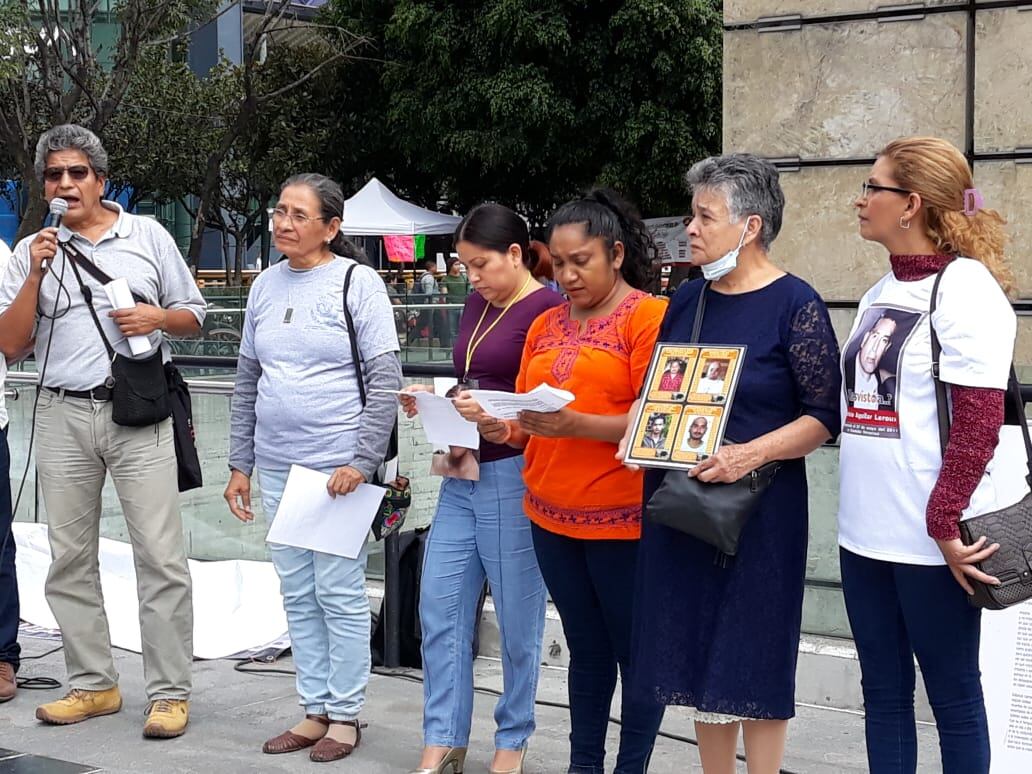 María Herrera recuerda a sus hijos desaparecidos.