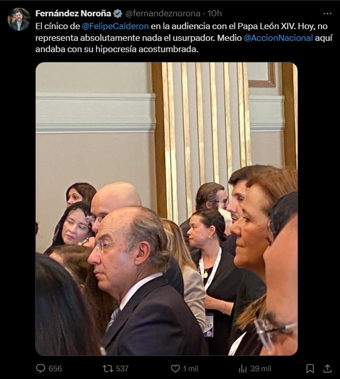 Gerardo Fernández Noroña contra Felipe Calderón